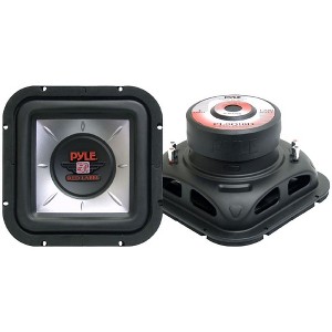 10'' Square Car Subwoofer for Powerful Bass with Polypropylene Cone, Rubber Surround, DVC, 1200 Watt - 1 of 1
