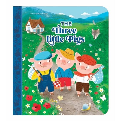 The Three Little Pigs - (Once Upon a Cottage) by  Carmen Crowe (Board Book)