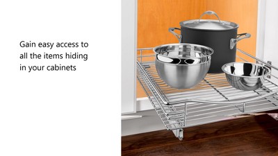 Lynk Professional Chrome Slide Out Cabinet Organizer