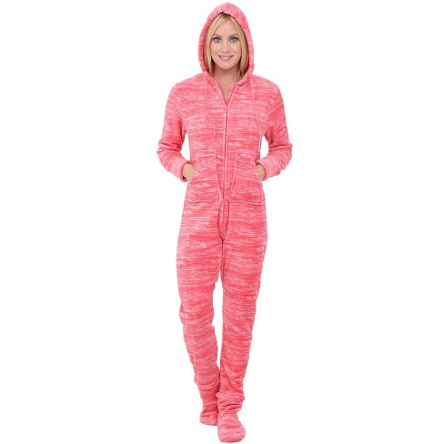 Women's hooded onesie discount pajamas