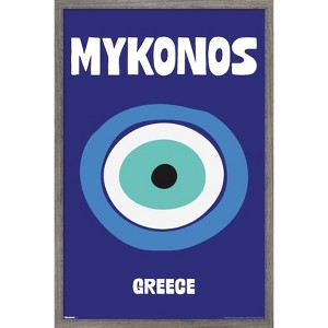 Trends International Reinders: Destinations - Destination Mykonos Framed Wall Poster Prints - 1 of 4
