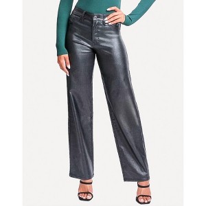 Women's High Rise Straight Leg Pant - YMI - 1 of 3
