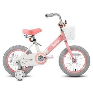 JOYSTAR Vintage Kids Bike with Training Wheels & Basket - 1 of 4
