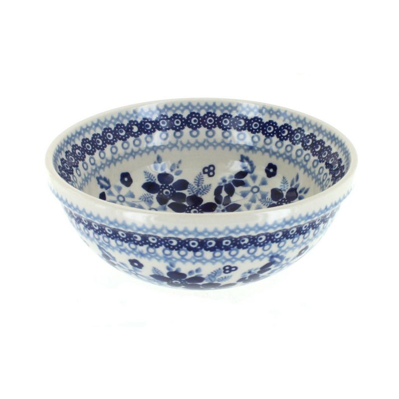 Blue Rose Polish Pottery M089 Manufaktura Dessert Bowl, 1 of 3