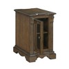 16" Wood Traditional Chairside Table with Built-In Charging Ports and Adjustable Shelf for Living Room - 4 of 4