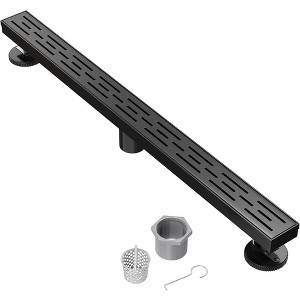 Hydroware Linear Shower Drain - C06 Matte Black - 36 Inches - 1 of 1