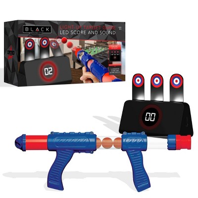 The Black Series Game Ball Launcher with Light-Up Target Game