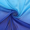 INSPIRE CHIC Women's Contrast Color Square Gradient Colorful Satin Silky Neck Scarves 1Pc - 4 of 4