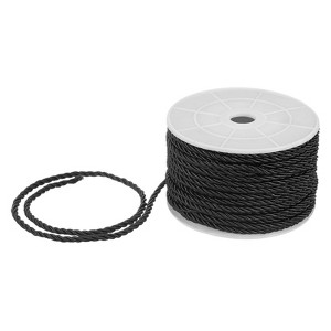 Unique Bargains Soft Polyester Twisted Silk Decorative Craft Cord Trim Cord Rope 22 Yards 1 Pc - 1 of 4