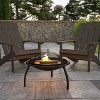 Flash Furniture 22.5" Foldable Wood Burning Firepit with Mesh Spark Screen and Poker - 2 of 4