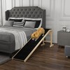 PawHut Pet Ramp, Dog Bed Ramp for Dogs with Non-Slip Carpet and Top Platform - 2 of 4