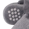 Luvable Friends Baby and Toddler Cozy Fleece Booties, Heather Charcoal Heather Gray - 2 of 2