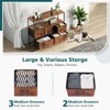 NicBex 2-Drawer Dresser with Fabric Drawers Modern Industrial Closet Storage with Metal Handles and Wooden Top for Bedroom, Living Room, Office - 3 of 4
