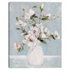 22" x 28" Magnolia Charm by Sally Swatland Unframed Wall Canvas - Masterpiece Art Gallery: Modern Botanical Decor, Ready to Hang - 2 of 4