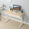 Modern Standing Desk With Storage Desks That Go Up And Down,Home Office Desk Study Table Furniture-The Pop Home - 4 of 4