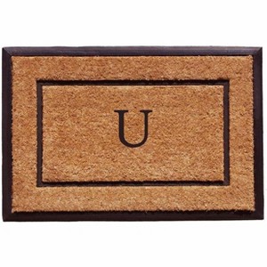 Calloway Mills 101632436U The General Monogram Doormat, 24" x 36", Letter U - 1 of 1