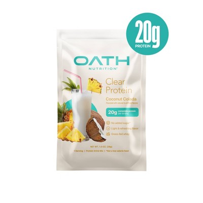 Oath Nutrition Single Serve Clear Protein Powder - Coconut Colada