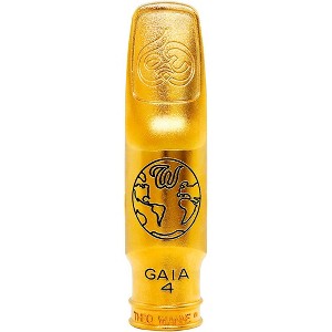 Theo Wanne GAIA 4 Alto Saxophone Mouthpiece Level 2 7, Gold 194744691416 - 1 of 3