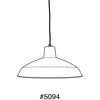 Progress Lighting, Sanabria, 1-Light, Pendant, Matte Black, Spun Metal Shade - 3 of 4