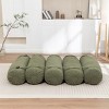 Corduroy Adjustable Floor Sofa Set, Modern Lazy Lounge Chair with Adjustable Straps, Foldable Multi‑Person Seating for Living Room-Koiai - 3 of 4