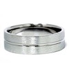Pompeii3 6MM Channel Brushed Wedding Band 950 Platinum - 2 of 4