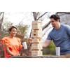 Yard Games On the Go Large Tumbling Timbers Wood Tower Stacking Outdoor Party Game w/ 56 Premium Pine Blocks & Nylon Carrying Case, Starting at 2 Feet - image 3 of 4