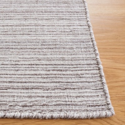 Beige and Ivory Flatweave Wool Area Rug, 3' x 5'
