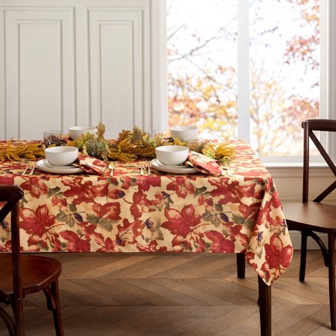 Fall colored outlet tablecloths