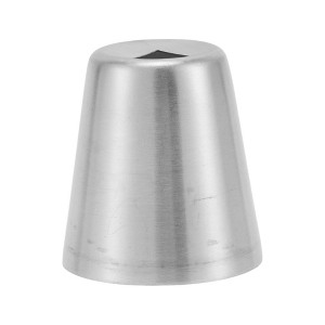 Unique Bargains Piping Tip 304 Stainless Steel Silver Tone 0.98"x1.46"x1.65" 1 Pcs - 1 of 3