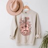 Simply Sage Market Women's Graphic Sweatshirt Pink Guitar Floral - image 3 of 3