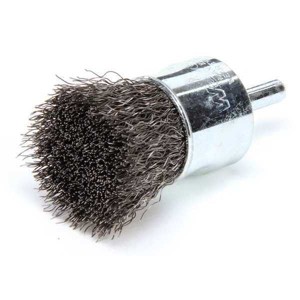 Weiler  Crimped Wire End Brush,Steel,1 In. 90188 - 1 of 2
