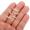 Unique Bargains Metal Bulk Elegant DIY Crafts Jewelry Making Initial Pendant 50 Pcs - 4 of 4