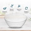 Posh Setting Disposable Plastic Angled Serving Bowls - 5 Pack - 2 of 4