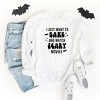 Simply Sage Market Women's Graphic Sweatshirt Bake And Watch Scary Movies - 2 of 2