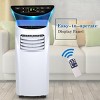 Tangkula Portable 8,000BTU Air Conditioner w/Dehumidifier Function & Wheels &RC - 4 of 4