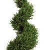 4ft Spiral Silk Rosemary Tree - Indoor Outdoor Artificial Topiary Bush DÃ©cor - 2 of 3