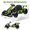 Kids Go Kart,24V  Electric Drift Kart Car with Adjustable Seat,IDE On Toy with 4 Speed Mode,Big Battery for Age 6-12 - 2 of 4
