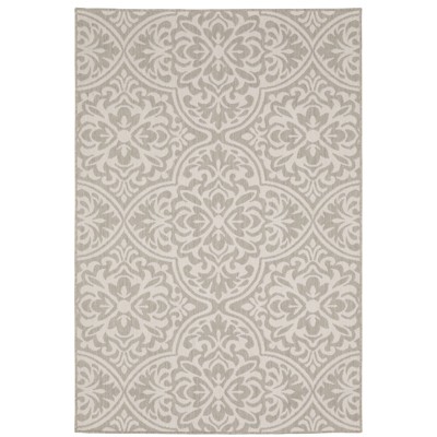 Oriental Weavers Portofino 1831H Grey/ Ivory Indoor/Outdoor Area Rug - 3'3" x 5'