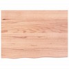 vidaXL Wall Shelf Light Brown 31.5 in.x23.6 in.x0.8 in. Treated Solid Wood Oak - 4 of 4