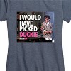 Women's - Pretty in Pink - Duckie and Blane Short Sleeve Graphic T-Shirt - 2 of 4