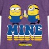 Girls' - Despicable Me Minions - Mine Mine Mine Fitted Short Sleeve Graphic T-Shirt - 2 of 4