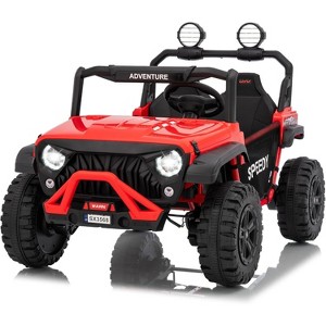 24V Ride on Toys for Big Kids,Ride on Truck with Remote Control,4WD Electric Car - 1 of 4