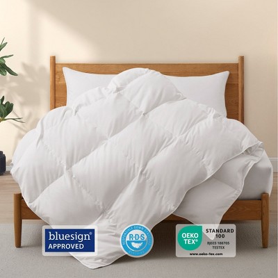 Peace Nest White Goose Down Comforter Duvet Insert Soft 360 Thread Count Fabric