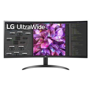 LG 34WQ60C-B 34″ 21:9 UltraWide Curved IPS LCD HDR Monitor, Black - 1 of 4