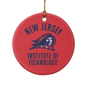 New Jersey Institute of Technology Highlanders Logo Porcelain Holiday Christmas Tree Ornament - 1 of 4