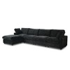 Cloud Couch Modular Sectional Sofa,134" L Shaped Couch, Oversized Convertible Wide Seater,4 Seater With Ottoman For Living Room Set - 3 of 4