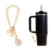 Unique Bargains Round Bow Water Cup Pendant 1 Pc - 3 of 4