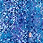 navy textured stencil