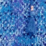 navy textured stencil