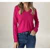 Women's Andrea V-Neck Sweater - SIX/FIFTY - 3 of 4